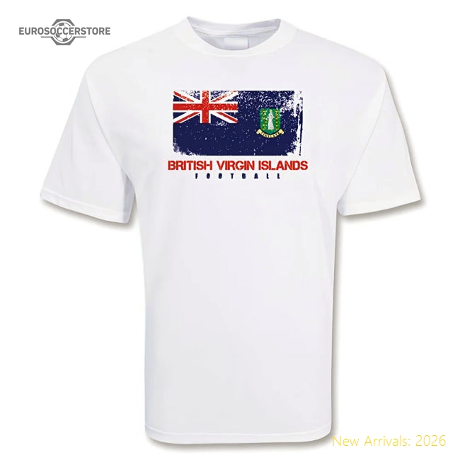 British Virgin Islands Football T-shirt-Vantage Point Soccer
