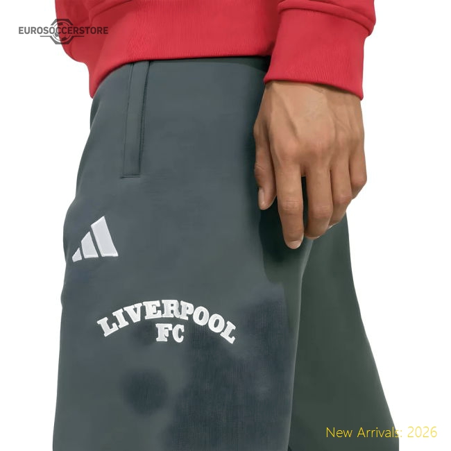 2025-2026 Liverpool US Pants (Solid Grey)-Vantage Point Soccer