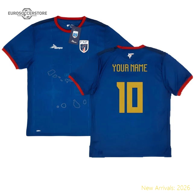 2024-2025 Cape Verde Home Shirt (Your Name)-Vantage Point Soccer