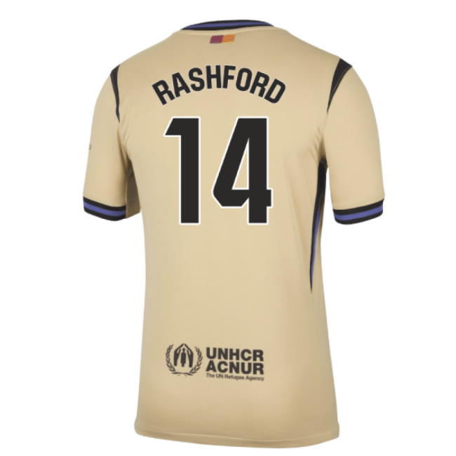 2025-2026 Barcelona Away Shirt (Rashford 14)-Vantage Point Soccer