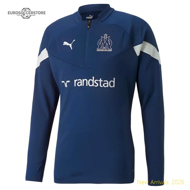 2022-2023 Marseille Half Zip Top (Limoges)-Vantage Point Soccer