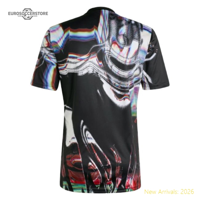 2025-2026 Man Utd Pre Match Shirt (Black)-Vantage Point Soccer