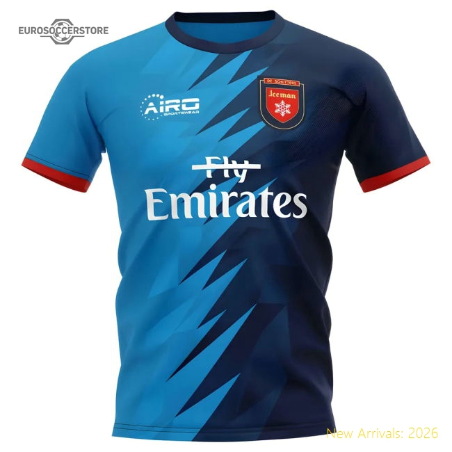 Dennis Bergkamp Away Concept Football Shirt-Vantage Point Soccer
