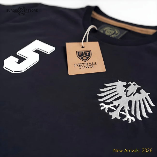 Germany Die Adler 5 Beckenbauer Retro Shirt Black-Vantage Point Soccer