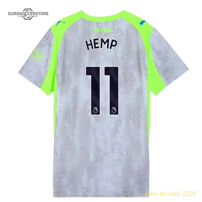 2025-2026 Man City Third Shirt (Womens) (Hemp 11)-Vantage Point Soccer