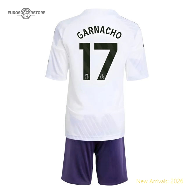 2025-2026 Man Utd Away Mini Kit (Garnacho 17)-Vantage Point Soccer