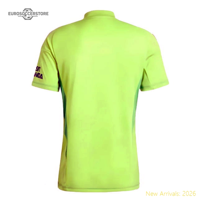 2024-2025 Arsenal Home Goalkeeper Shirt (Yellow)-Vantage Point Soccer