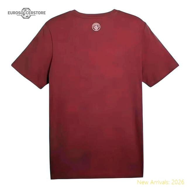 2024-2025 Man City ftblCulture Tee (Dusty Orchid) (De Bruyne 17)-Vantage Point Soccer