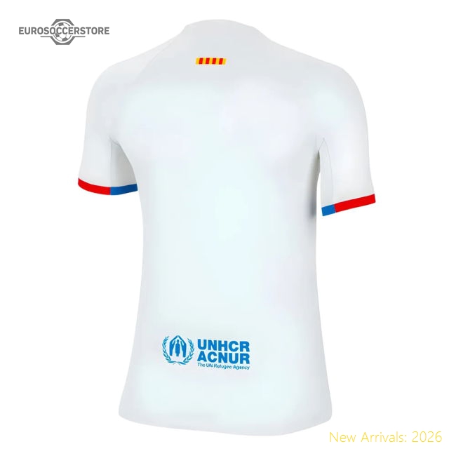2023-2024 Barcelona Away Shirt (Kids)-Vantage Point Soccer