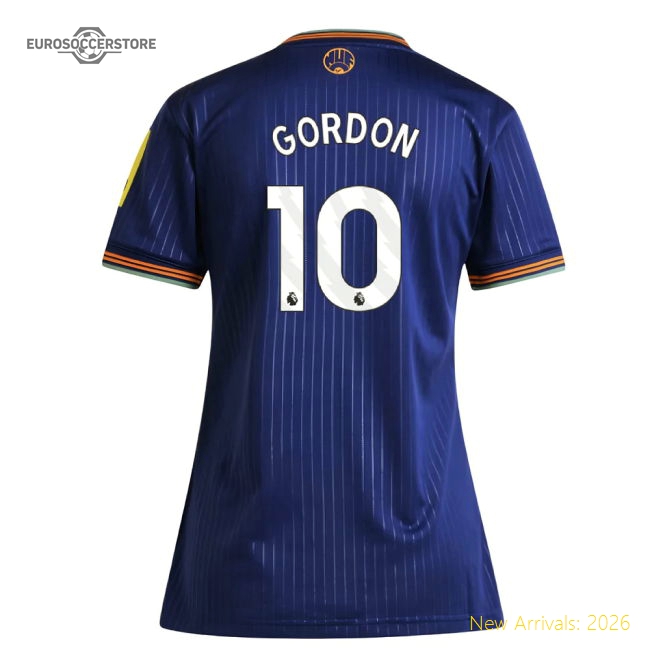 2025-2026 Newcastle Third Shirt (Womens) (Gordon 10)-Vantage Point Soccer