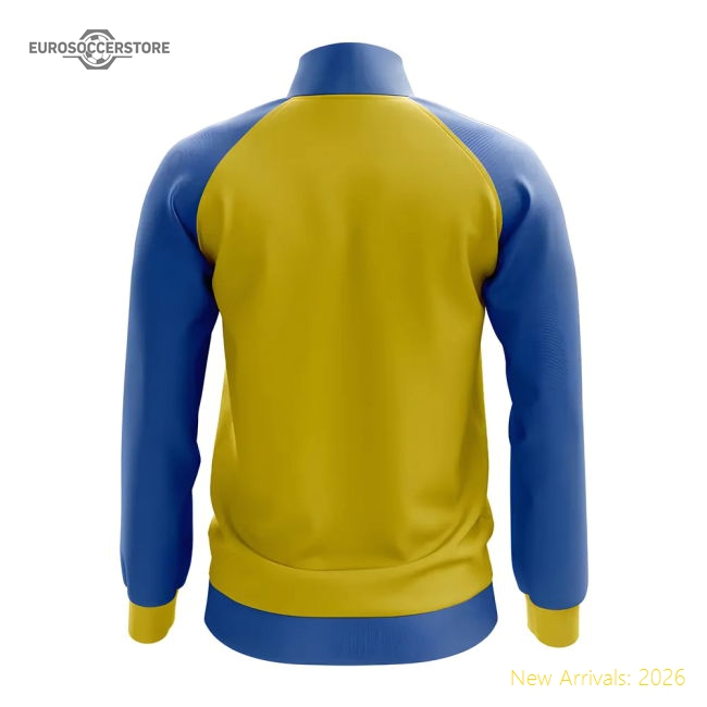 Democratic Republic Of Congo Concept Football Track Jacket (Yellow)-Vantage Point Soccer