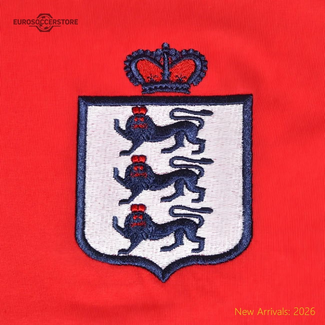 England Limited Edition Retro T-Shirt Red-Vantage Point Soccer