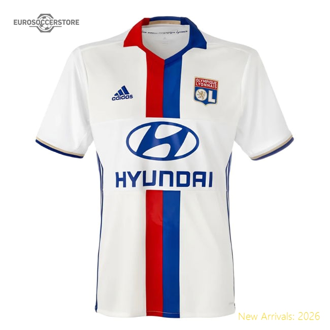 Lyon 2016-17 Home Shirt (3XL) (Mint)-Vantage Point Soccer