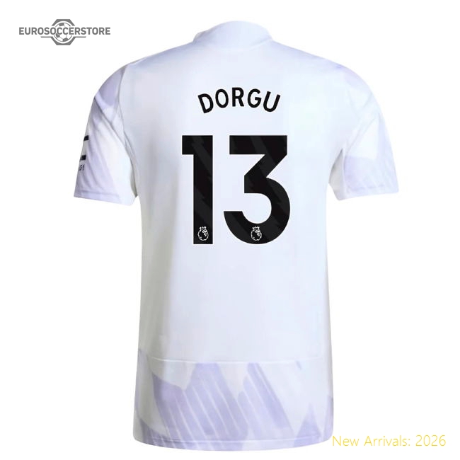 2025-2026 Man Utd Authentic Away Shirt (Dorgu 13)-Vantage Point Soccer