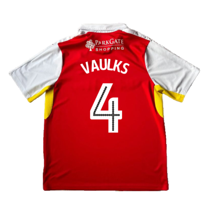 Rotherham 2016-17 Home Shirt ((Good) XL) (Vaulks 4)-Vantage Point Soccer