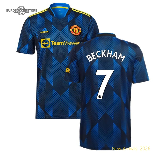 Man Utd 2021-2022 Third Shirt (BECKHAM 7)-Vantage Point Soccer
