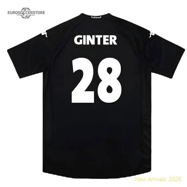 Borussia Monchengladbach 2017-18 Third Shirt ((Very Good) XL) (Ginter 28)-Vantage Point Soccer