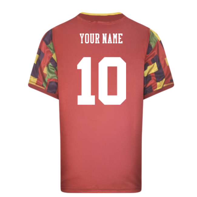 England 1996 Away Retro Goalkeeper Shirt (Your Name)-Vantage Point Soccer