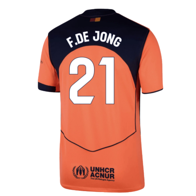 2025-2026 Barcelona Third Shirt (F.De Jong 21)-Vantage Point Soccer