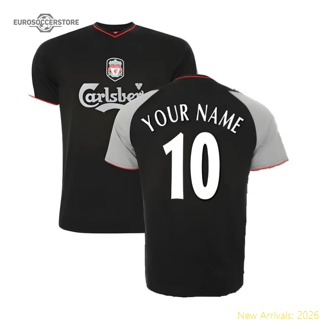 2002-2003 Liverpool Away Retro Shirt (Your Name)-Vantage Point Soccer