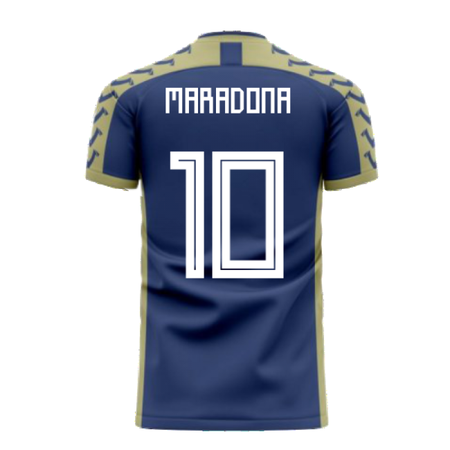 Argentina 2025-2026 Away Concept Football Kit (Viper) (MARADONA 10)-Vantage Point Soccer