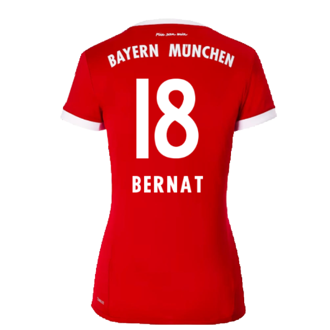 Bayern Munich 2017-18 Womens Home Shirt (XL) ((Excellent) XL) (Bernat 18)-Vantage Point Soccer