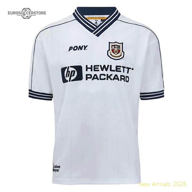 1997-1999 Tottenham Home Pony Retro Shirt (Fox 7)-Vantage Point Soccer