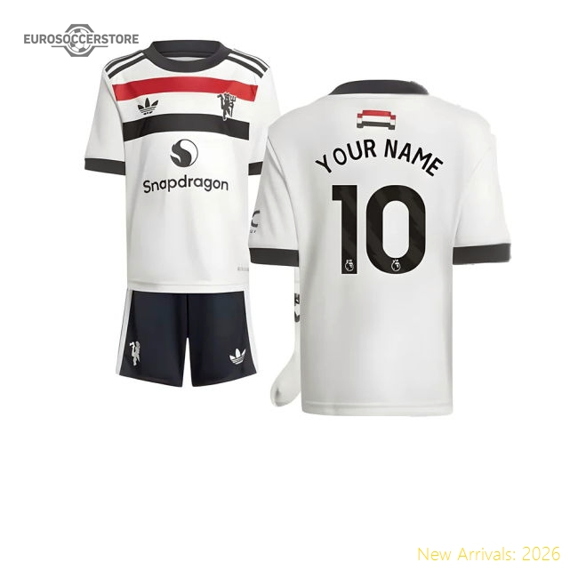 2024-2025 Man Utd Third Mini Kit (Your Name)-Vantage Point Soccer
