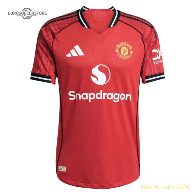 2025-2026 Man Utd Authentic Home Shirt (Garnacho 17)-Vantage Point Soccer
