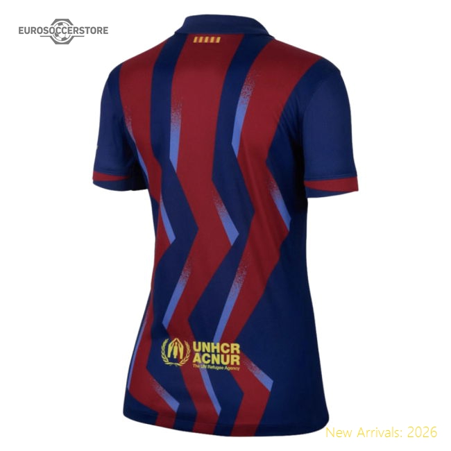 2025-2026 Barcelona Fourth Shirt - Womens-Vantage Point Soccer