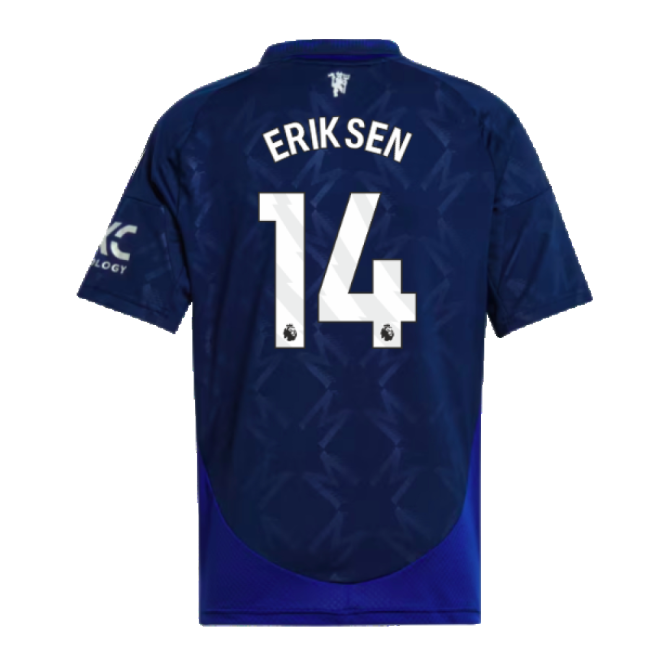 2024-2025 Man Utd Away Shirt (Kids) (Eriksen 14)-Vantage Point Soccer