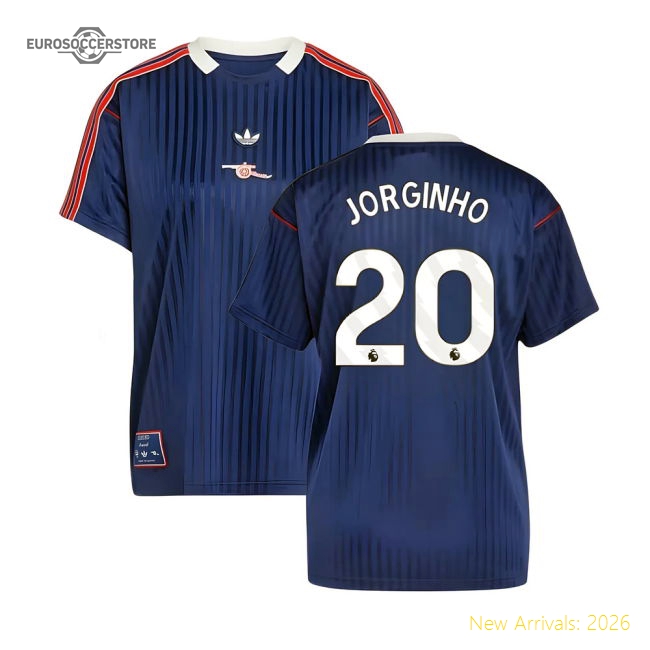 Arsenal Terrace Icons Shirt (Navy) (Jorginho 20)-Vantage Point Soccer