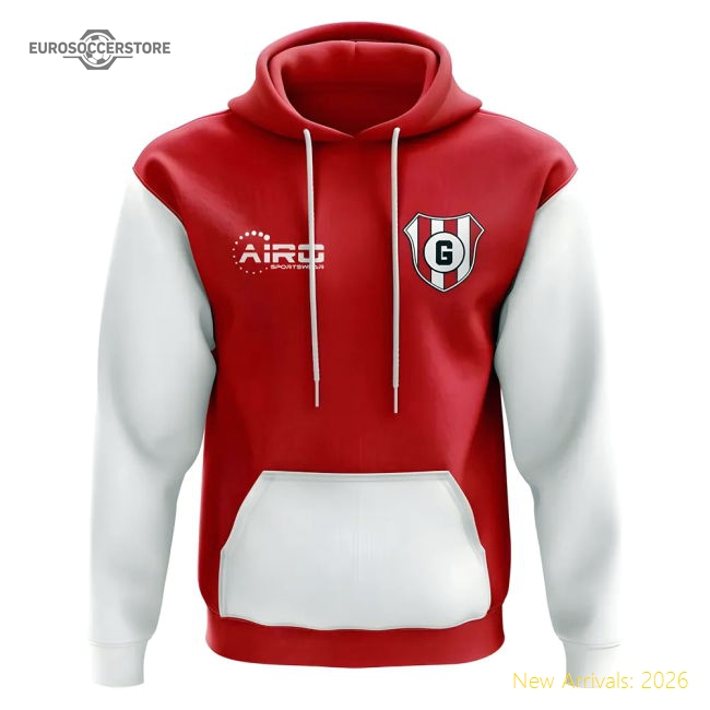 Girona Concept Club Football Hoody (Red)-Vantage Point Soccer