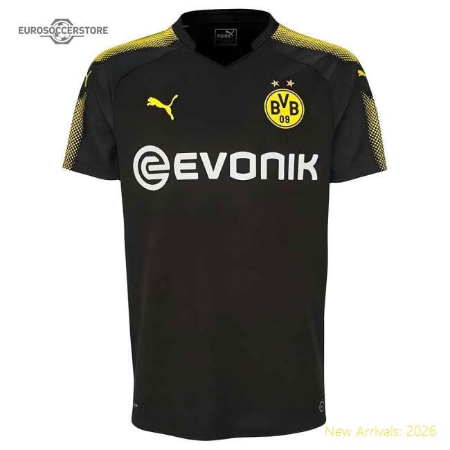 Borussia Dortmund 2017-18 Away Shirt (XL) Gotze #10 (Good)-Vantage Point Soccer