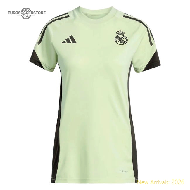 2025-2026 Real Madrid Training Jersey (Almost Lime) - Womens-Vantage Point Soccer