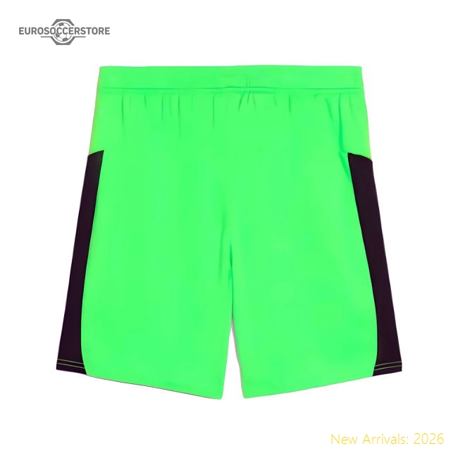 2025-2026 Portugal Home Goalkeeper Shorts (Green)-Vantage Point Soccer