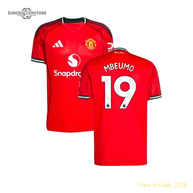 2025-2026 Man Utd Home Shirt (Mbeumo 19)-Vantage Point Soccer