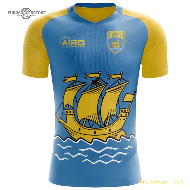 2025-2026 Saint Pierre and Miquelon Home Concept Football Shirt - Baby-Vantage Point Soccer