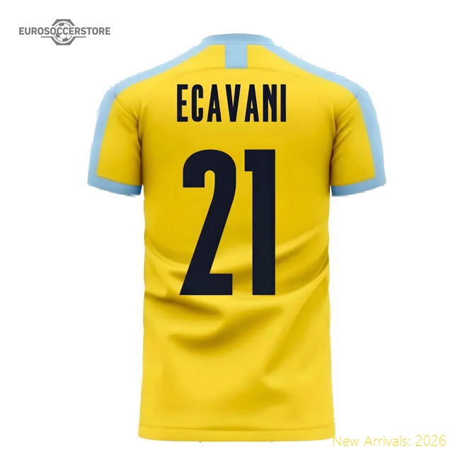 Uruguay 2025-2026 Away Concept Football Kit (Libero) (E CAVANI 21)-Vantage Point Soccer