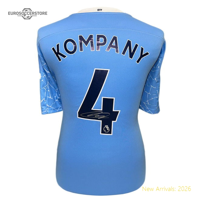 Manchester City FC Kompany Signed Shirt-Vantage Point Soccer