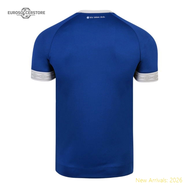 Schalke 2018-19 Home Shirt ((Mint) XXL)-Vantage Point Soccer