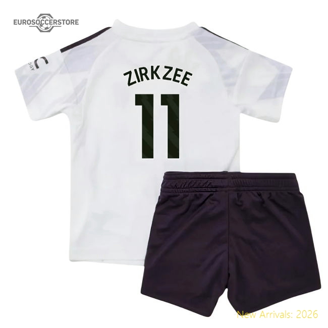 2025-2026 Man Utd Away Baby Kit (Zirkzee 11)-Vantage Point Soccer