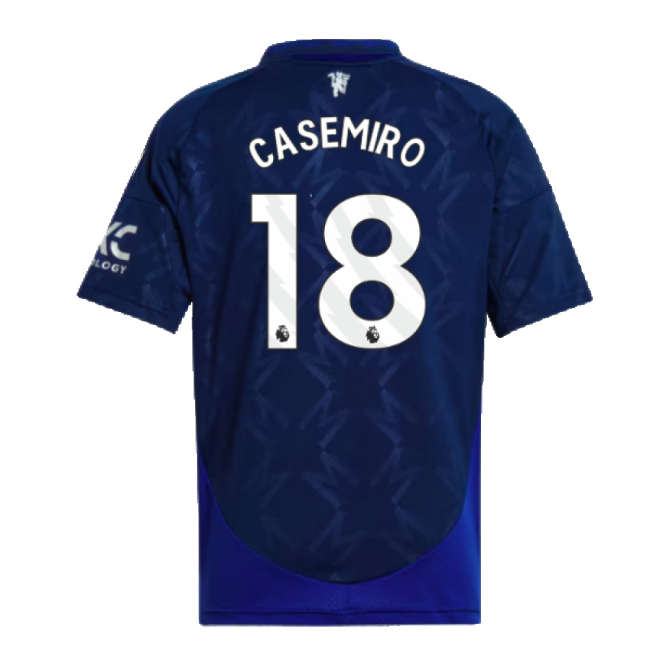 2024-2025 Man Utd Away Shirt (Kids) (Casemiro 18)-Vantage Point Soccer