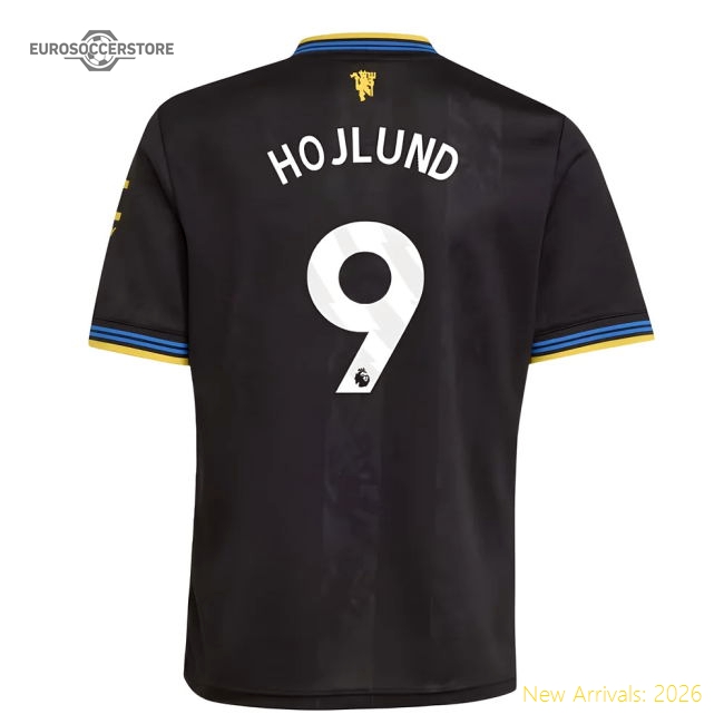 2025-2026 Man Utd Third Shirt (Kids) (Hojlund 9)-Vantage Point Soccer