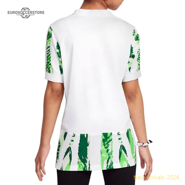 2025-2026 Nigeria Womens Team Away Shirt (Kids)-Vantage Point Soccer