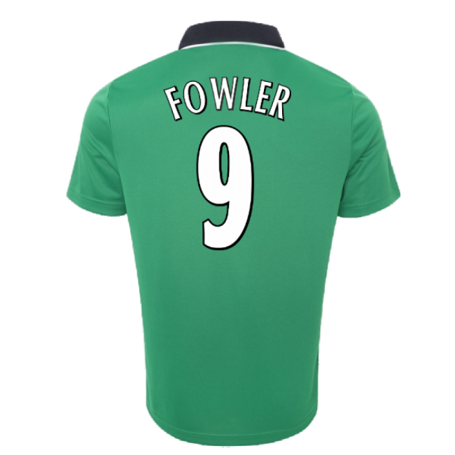 1999-2000 Liverpool Away Retro Shirt (FOWLER 9)-Vantage Point Soccer