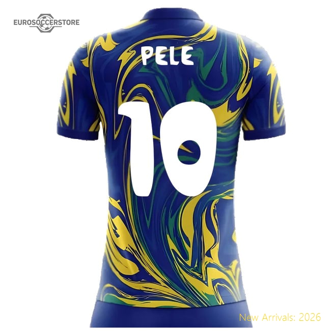 2025-2026 Brazil Away Concept Shirt (Pele 10)-Vantage Point Soccer