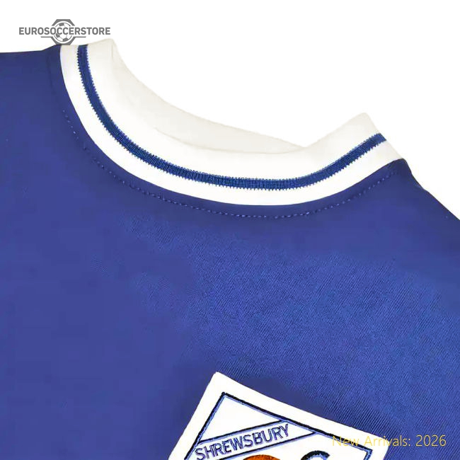 Shrewsbury Town 1965-1968 Retro Football Shirt-Vantage Point Soccer