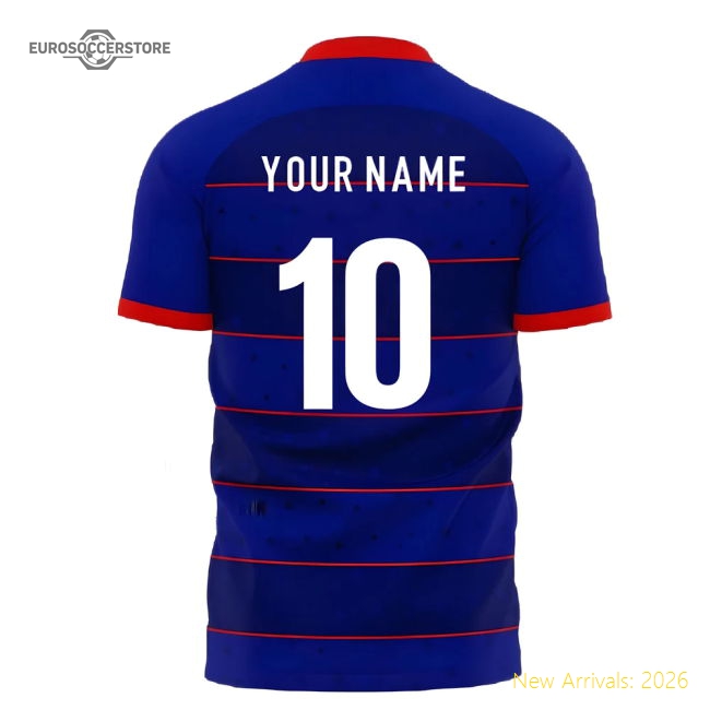 United States 2025-2026 Away Concept Football Kit (Libero) (Your Name)-Vantage Point Soccer