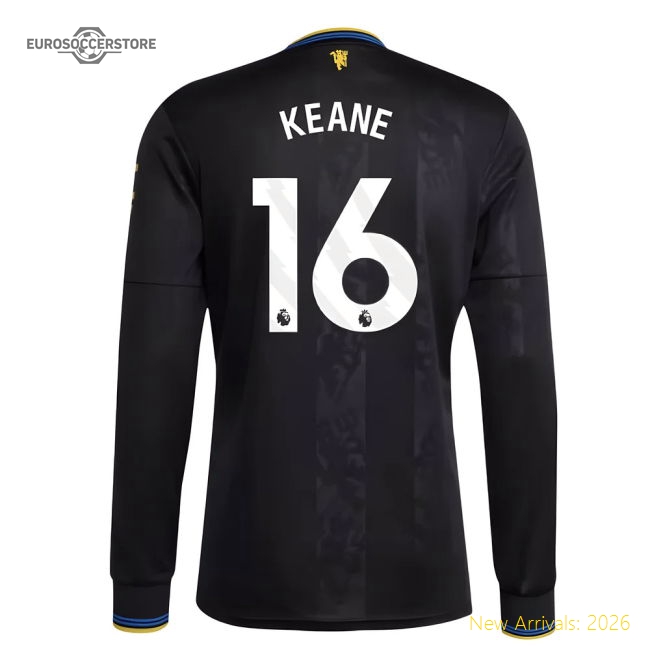 2025-2026 Man Utd Long Sleeve Third Shirt (Keane 16)-Vantage Point Soccer